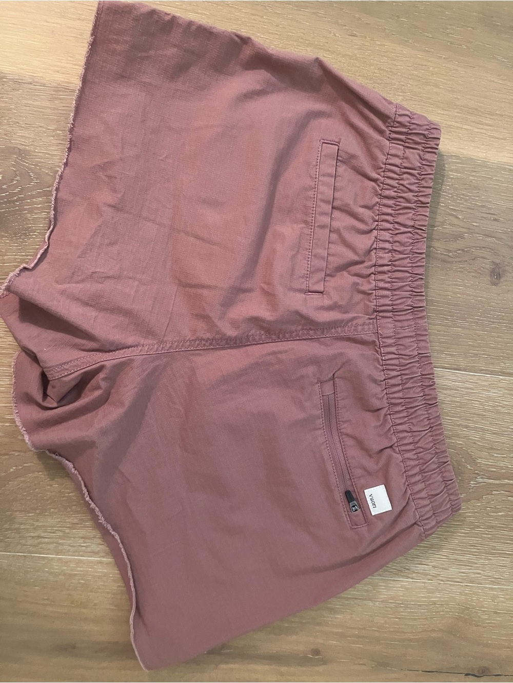 Vuori Rose Blush Elastic-Waist Ripstop Shorts - Picture 2 of 3
